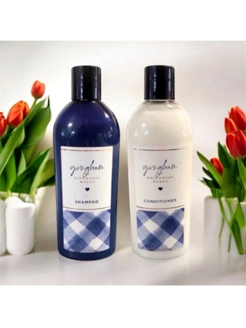 Gingham Shampoo and Gingham Conditioner Set